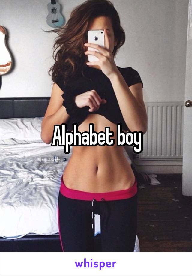 Alphabet boy