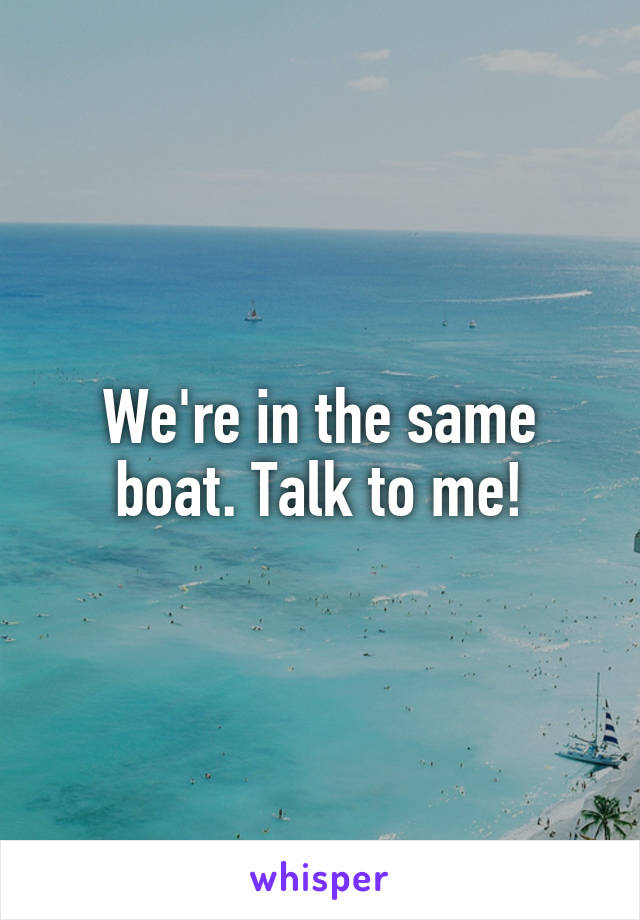 We're in the same boat. Talk to me!
