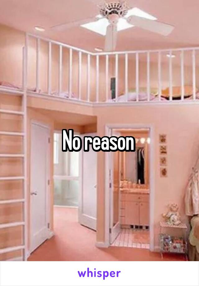 No reason 