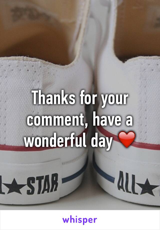 Thanks for your comment, have a wonderful day ❤️