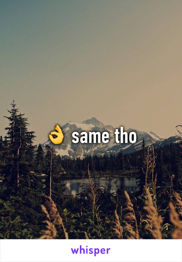 👌 same tho