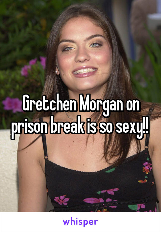 Gretchen Morgan on prison break is so sexy!! 