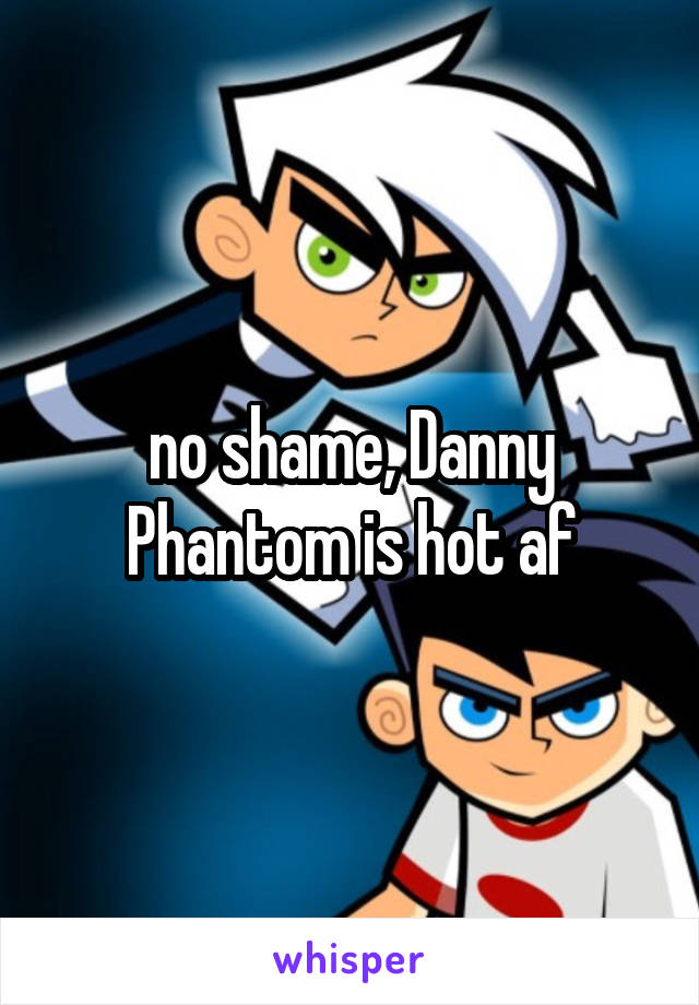 no shame, Danny Phantom is hot af