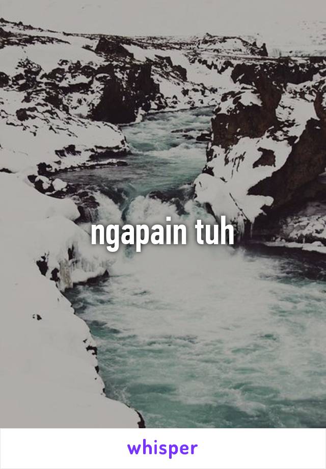 ngapain tuh