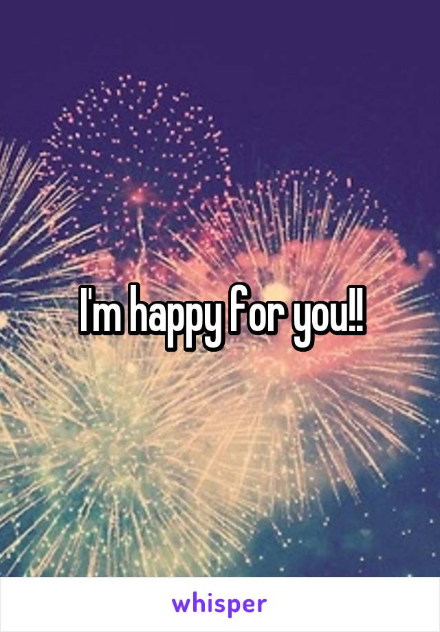 I'm happy for you!!