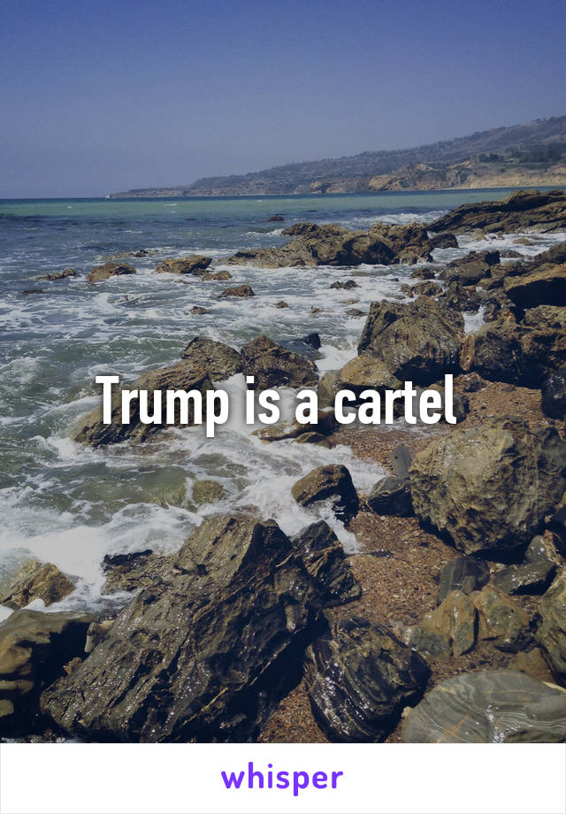 Trump is a cartel 