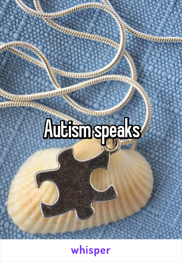 Autism speaks