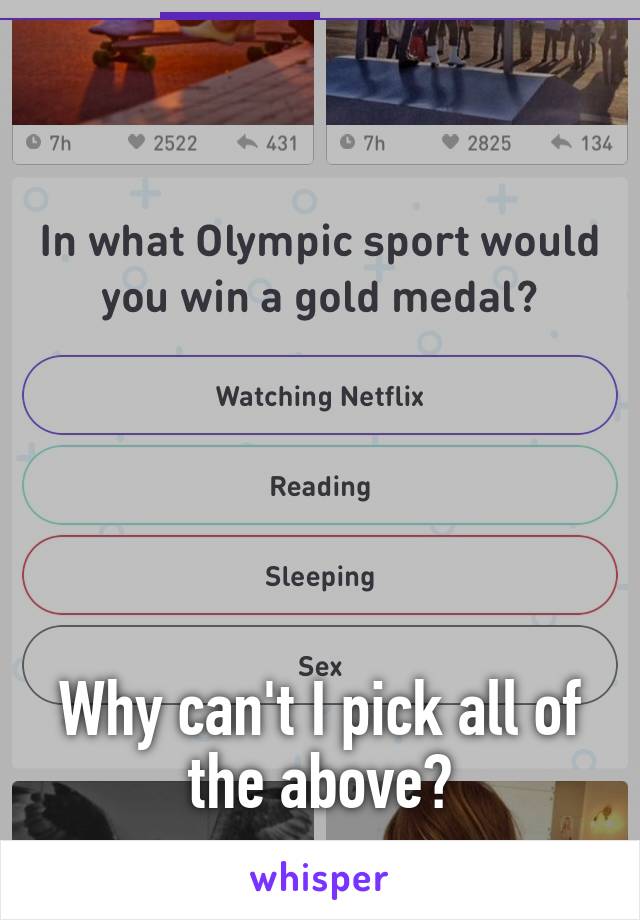 







Why can't I pick all of the above?