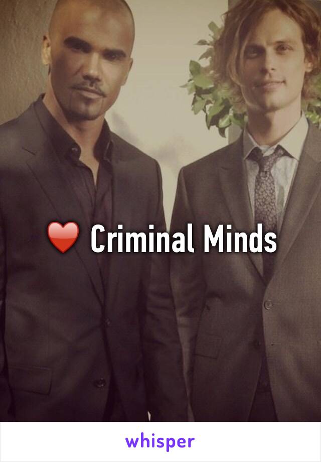 ♥️ Criminal Minds