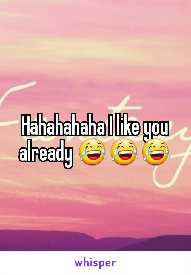 Hahahahaha I like you already 😂😂😂