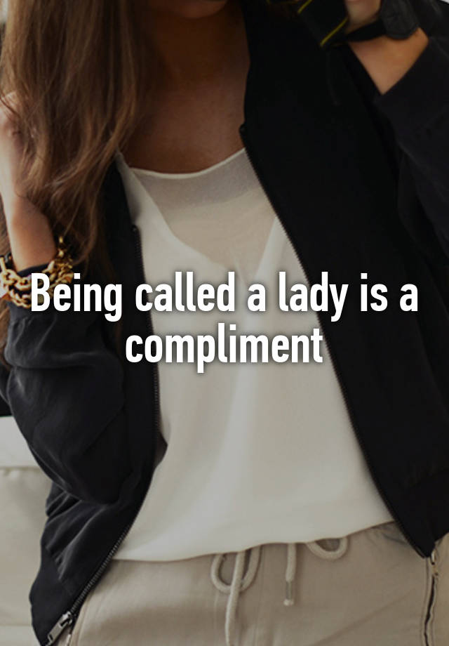 Is Lovely Lady A Compliment