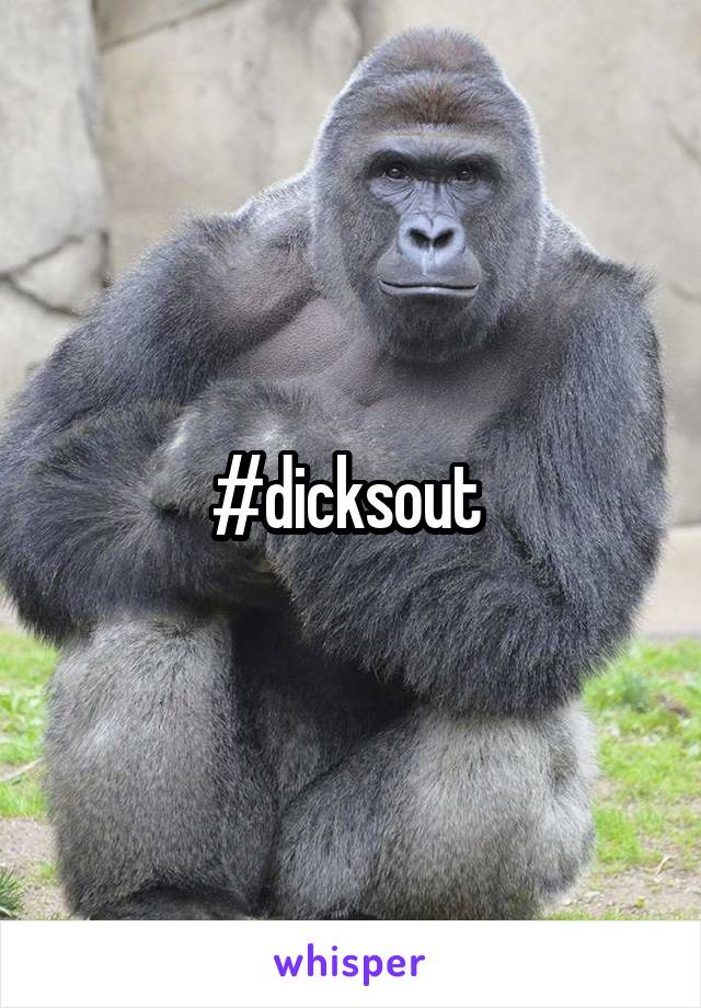 #dicksout 