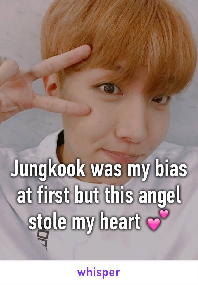 Jungkook was my bias at first but this angel stole my heart 💕