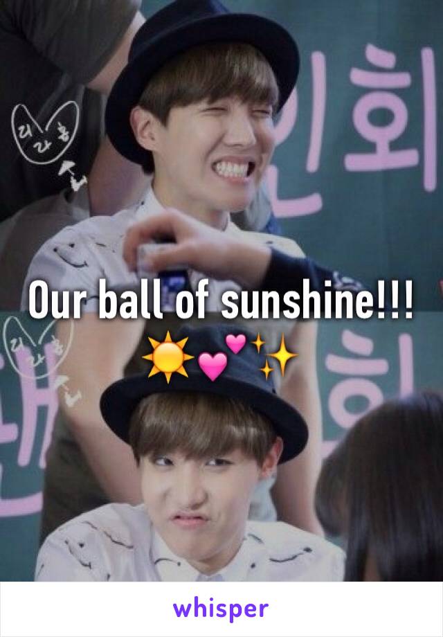 Our ball of sunshine!!!☀️💕✨