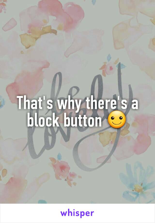 That's why there's a block button ☺