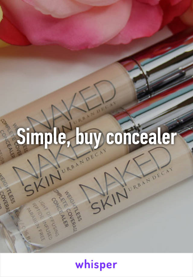 Simple, buy concealer