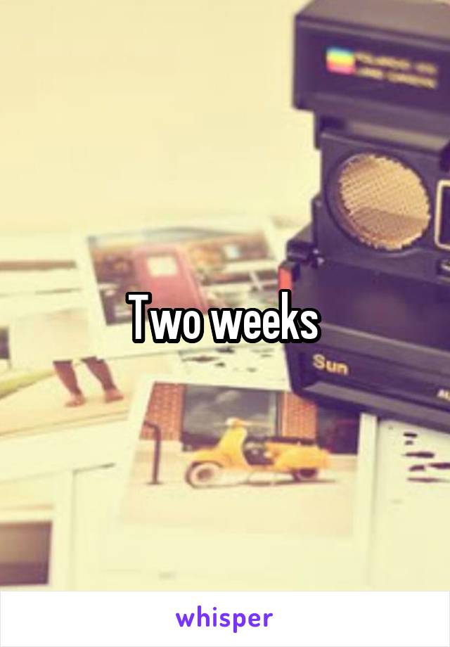 Two weeks 