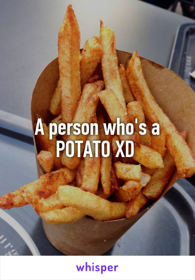 A person who's a POTATO XD 