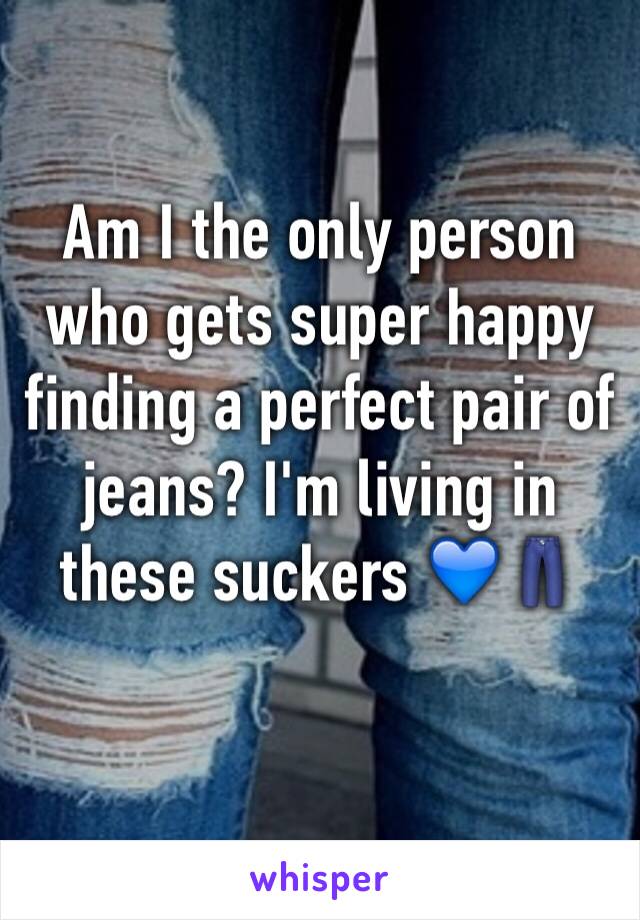 Am I the only person who gets super happy finding a perfect pair of jeans? I'm living in these suckers 💙👖