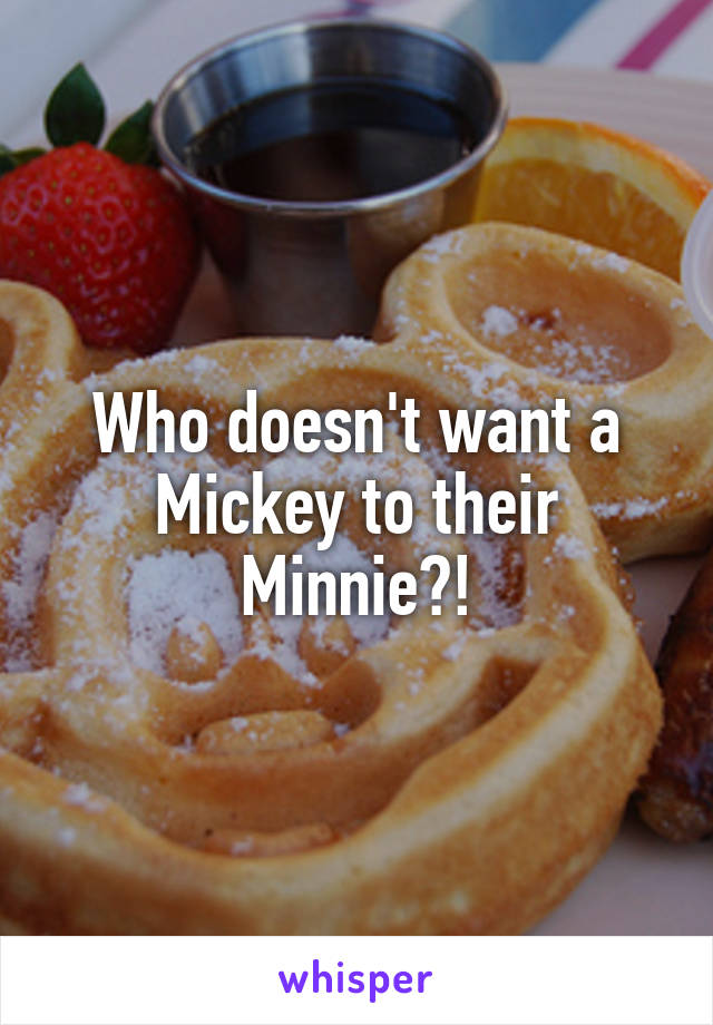 Who doesn't want a Mickey to their Minnie?!