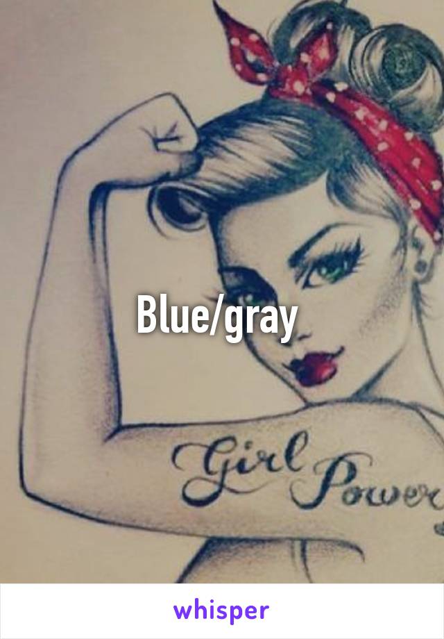 Blue/gray 