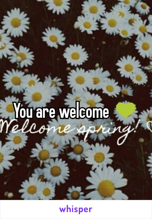 You are welcome 💚