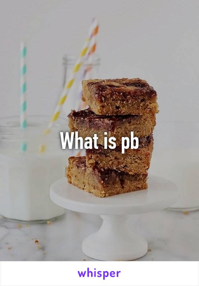 What is pb