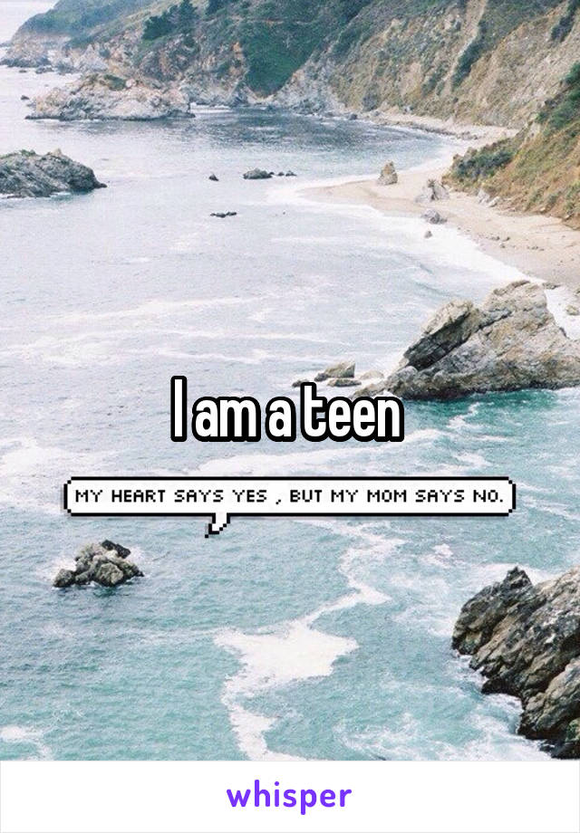 I am a teen 