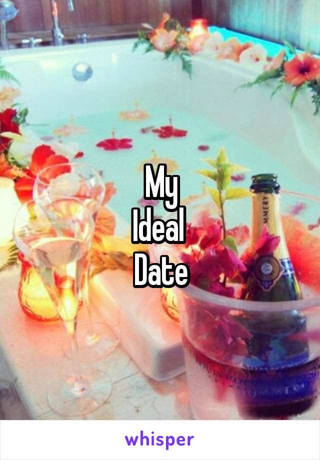 My
Ideal 
Date