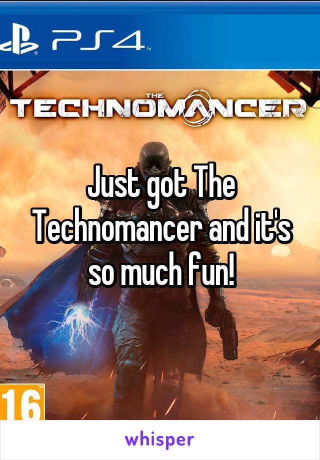 Just got The Technomancer and it's so much fun!