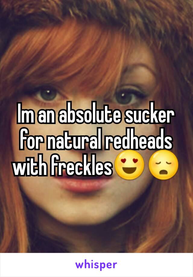Im an absolute sucker for natural redheads with freckles😍😳