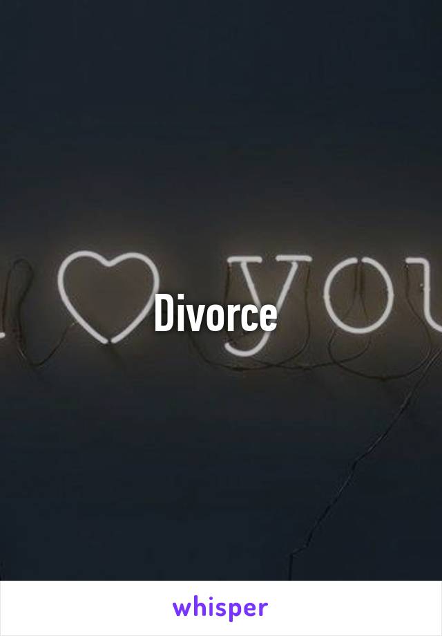 Divorce 