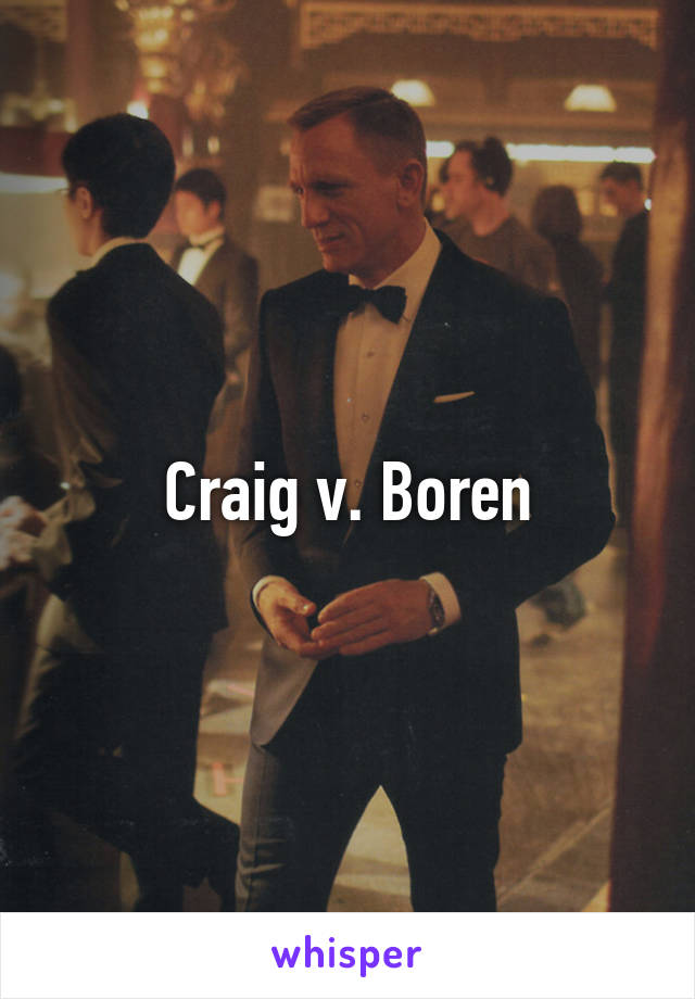 Craig v. Boren