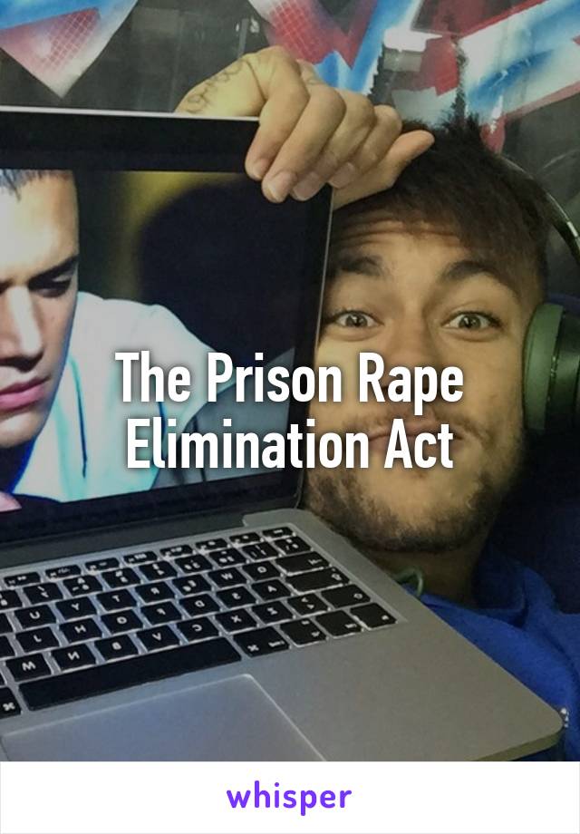 The Prison Rape Elimination Act