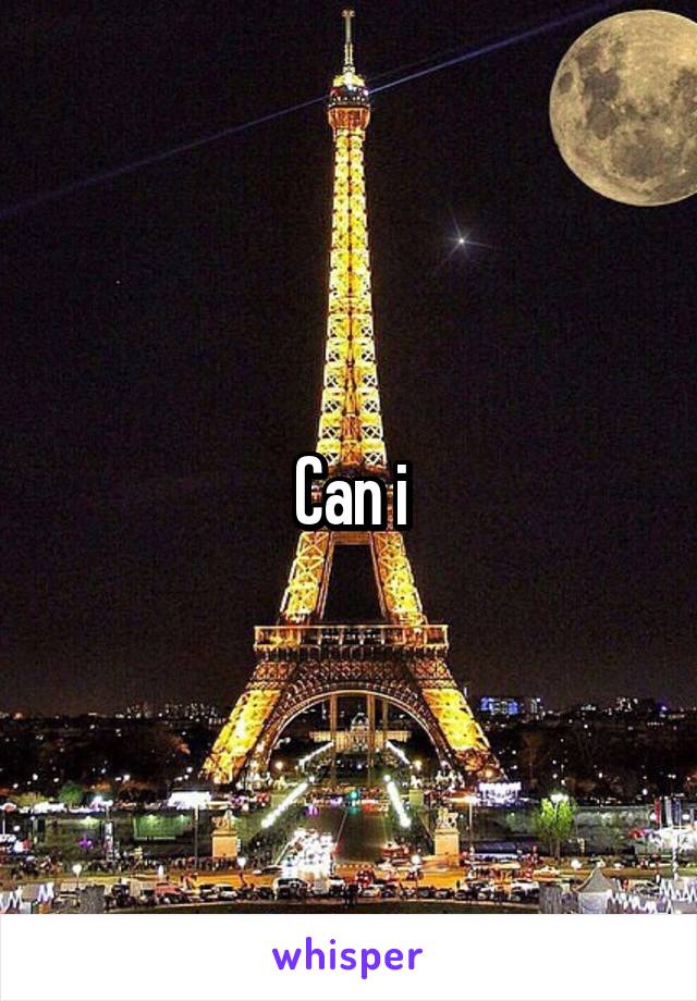 Can i