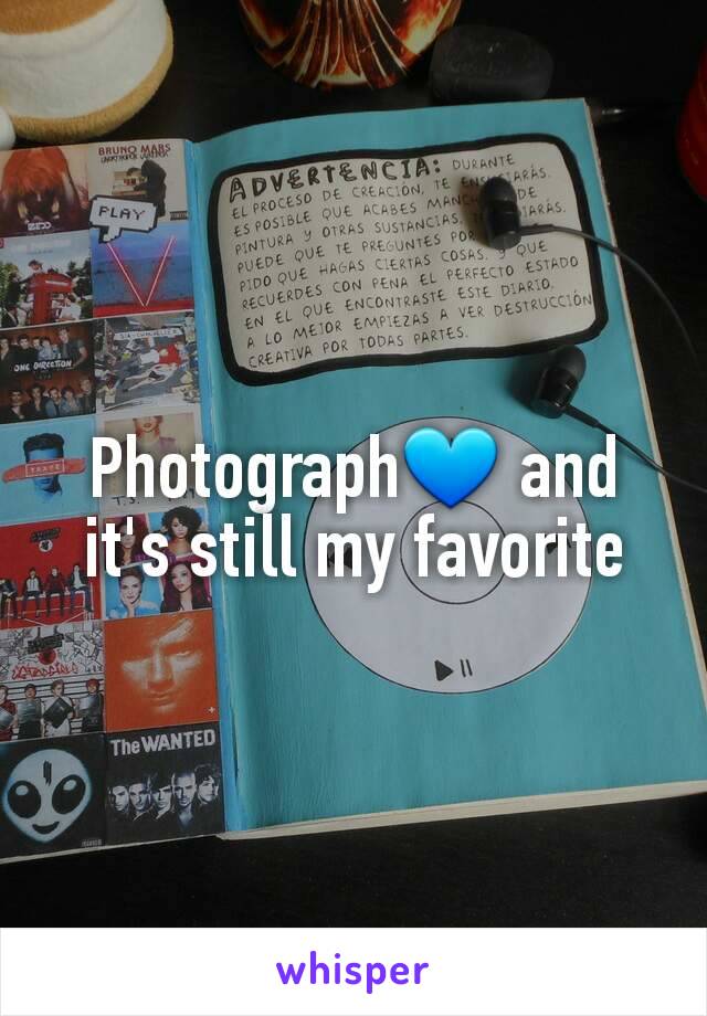 Photograph💙 and it's still my favorite