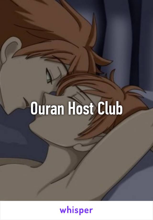 Ouran Host Club