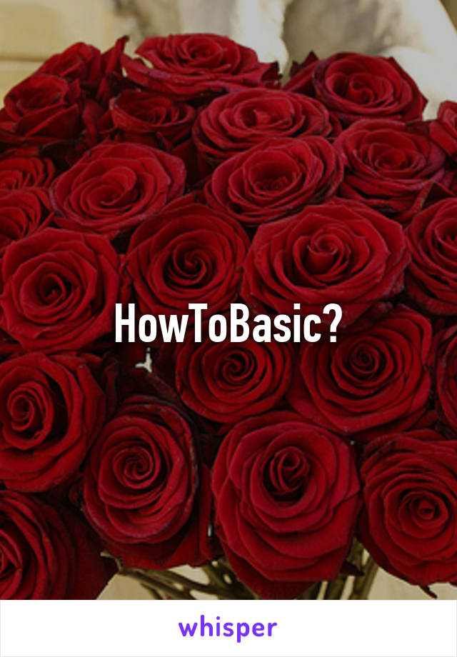 HowToBasic?