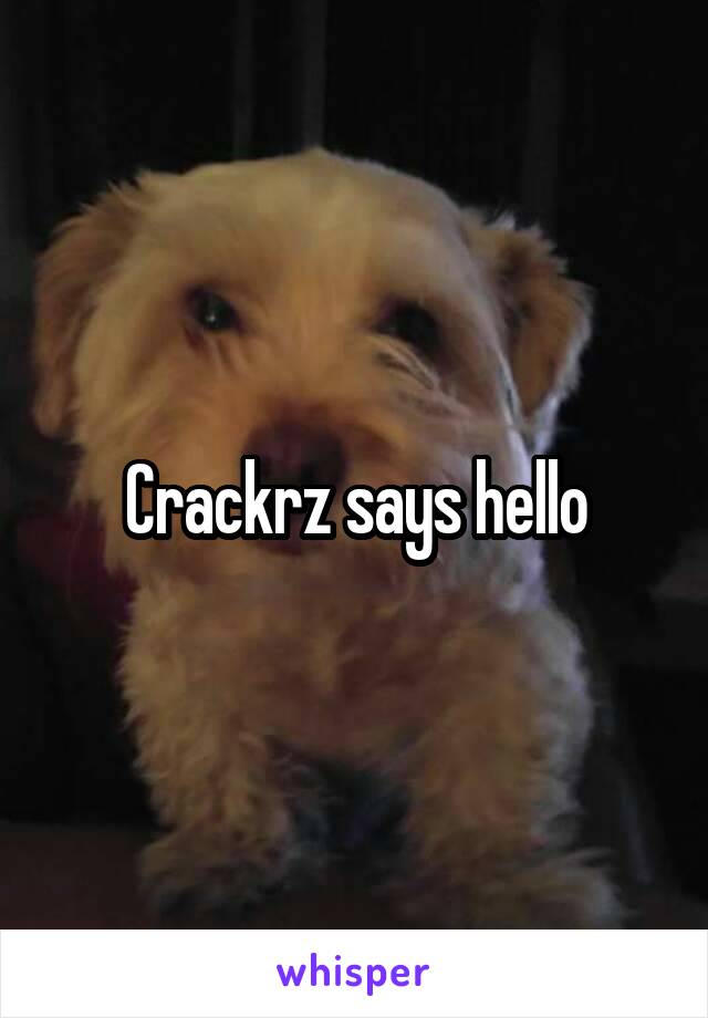 Crackrz says hello