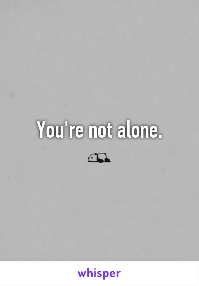 You're not alone.

