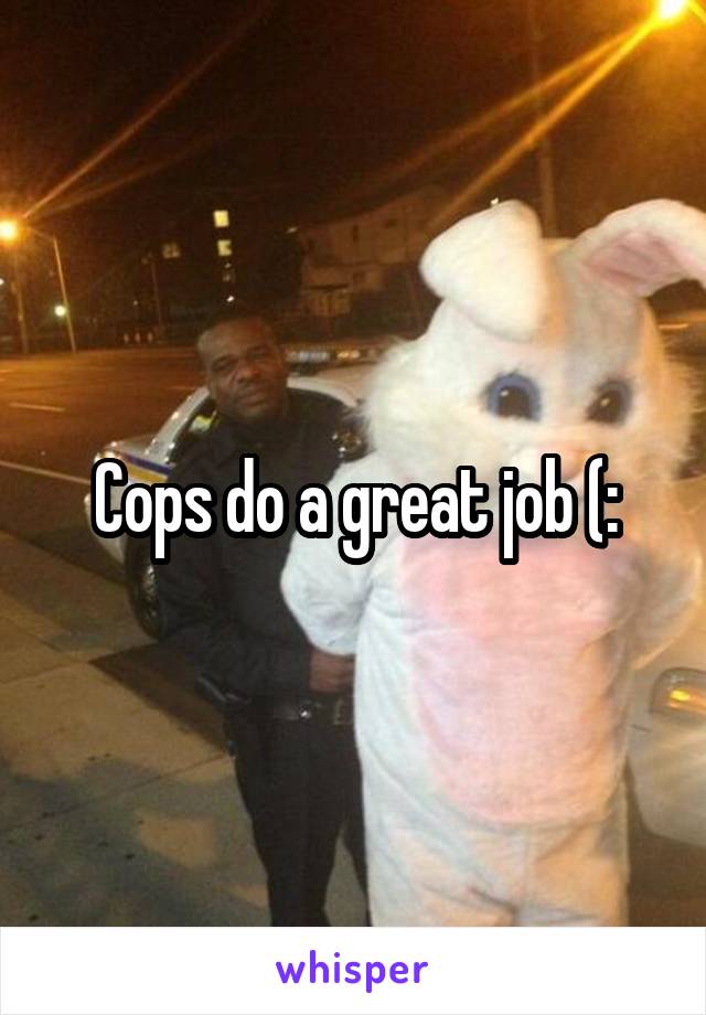 Cops do a great job (: