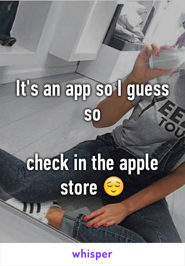 It's an app so I guess so

check in the apple store 😌