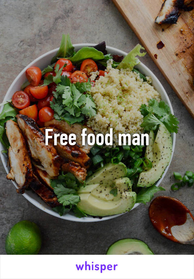 Free food man