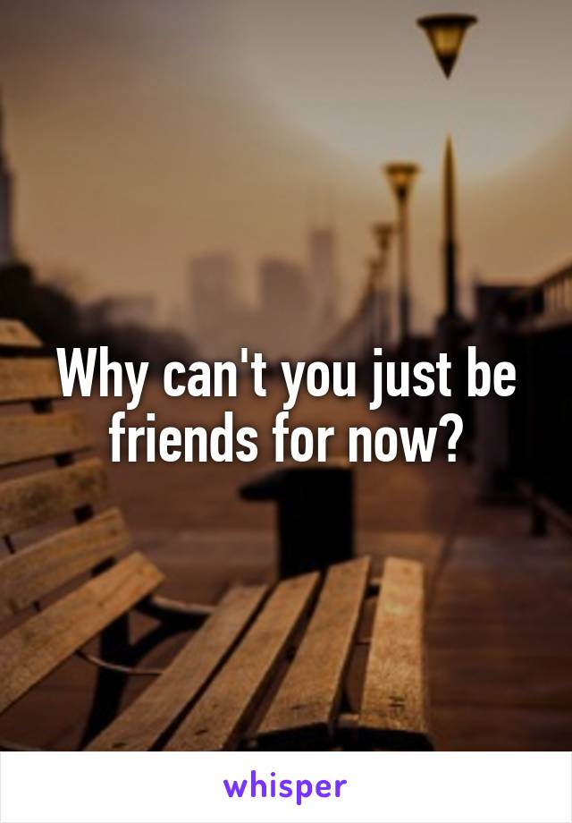 why-can-t-you-just-be-friends-for-now