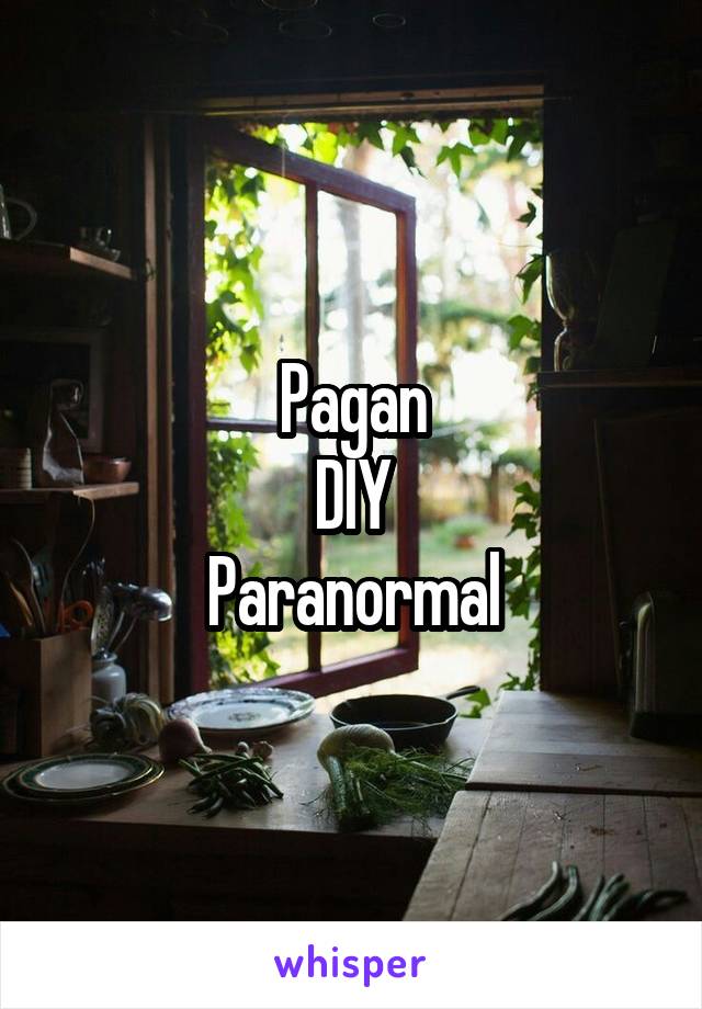Pagan
DIY
Paranormal