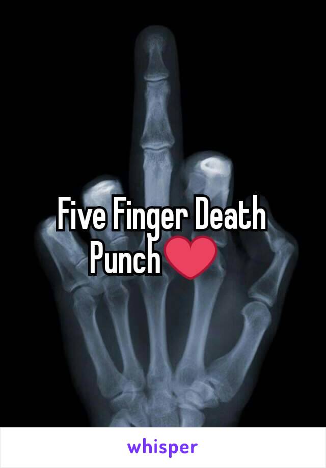 Five Finger Death Punch❤?