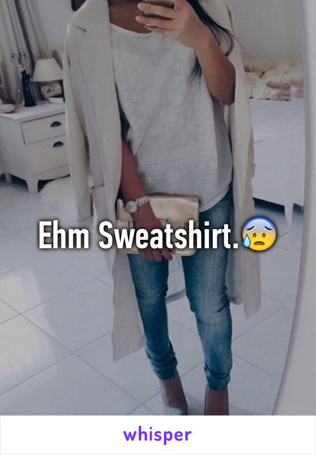 Ehm Sweatshirt.😰