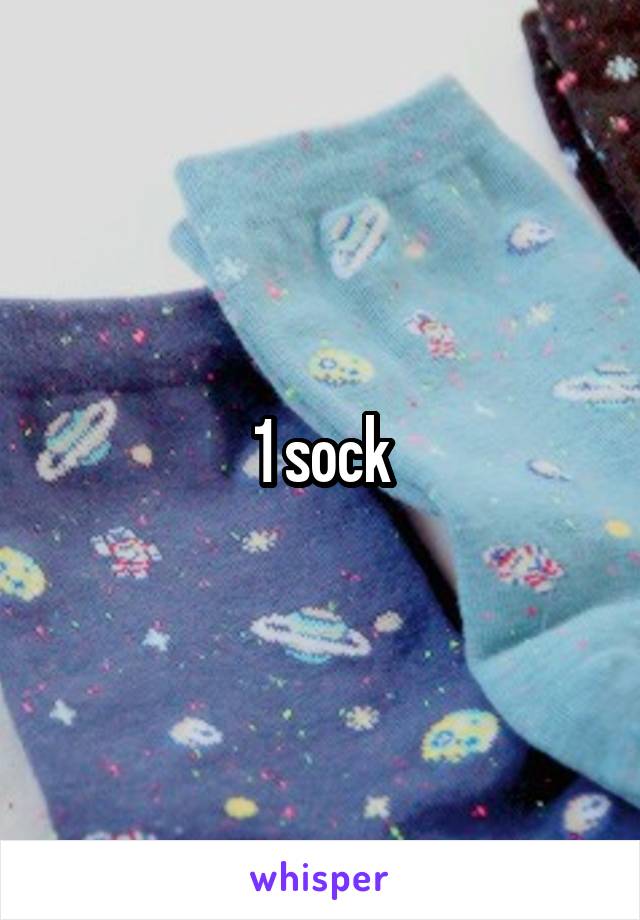 1 sock