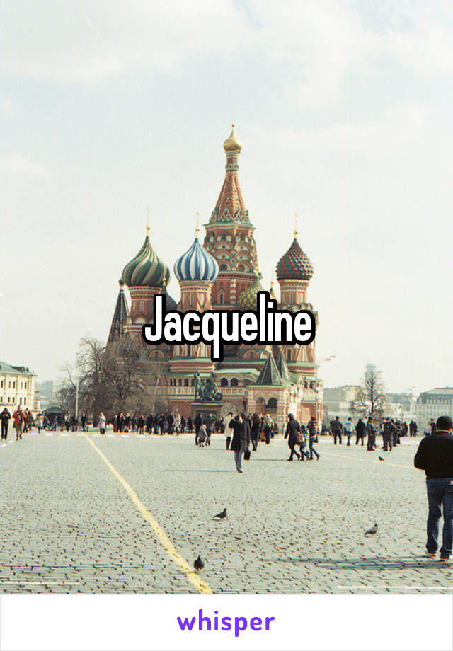 Jacqueline