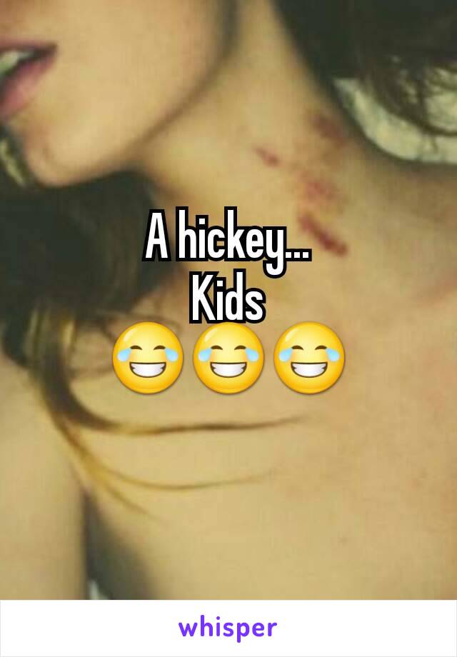 A hickey...
Kids
😂😂😂
